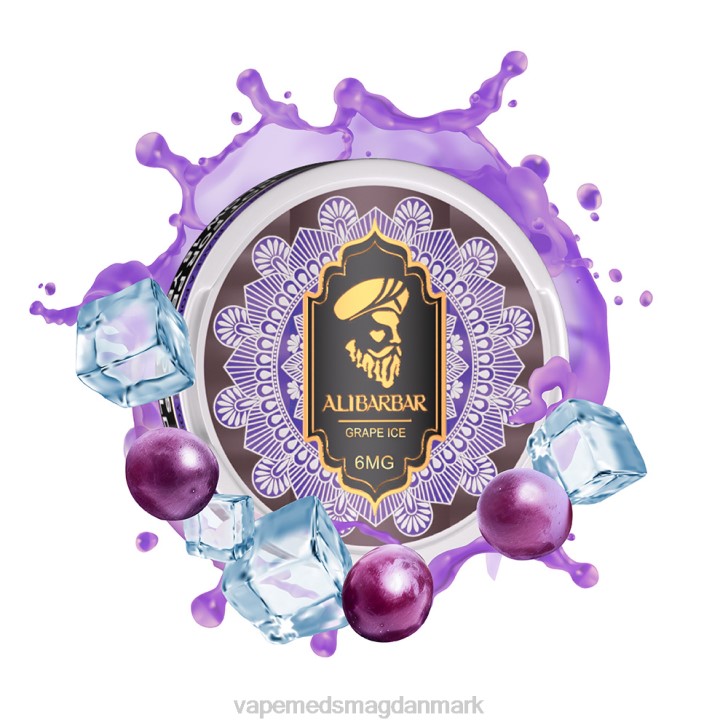 Vape Juice - Alibarbar nikotinposer jordbær vandmelon is 46TD93
