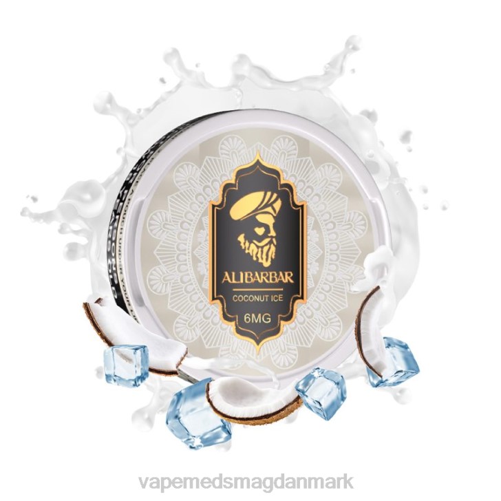 Vape Juice - Alibarbar nikotinposer kokos is 46TD83