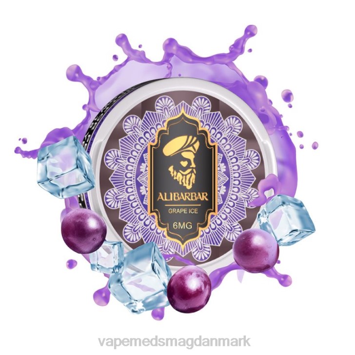 Vape Væske - Alibarbar nikotinposer drue is 46TD85