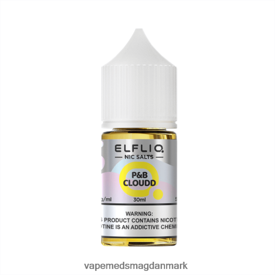 Vape Med Smag - ELFBAR ELFLIQ Nic salt 30 ml P & B Cloudd J6TPR421