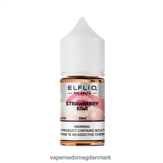 Vape Med Smag - ELFBAR ELFLIQ Nic salt 30 ml Strawberry Kiwi J6TPR431