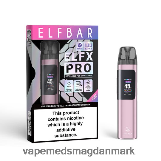 Disposable Vape Danmark - ELFBAR ELFX Pro Åben pod -enhed lyserød J6TPR44