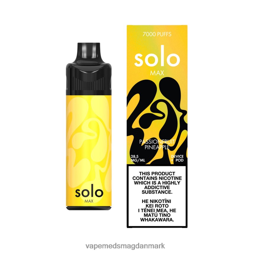 Disposable Vape Danmark - Solo MAX pod kit passionsfrugt ananas 0066F069
