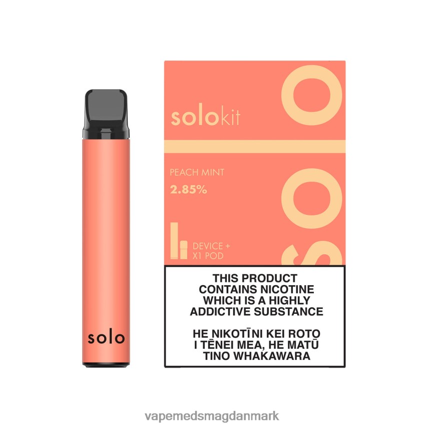 Disposable Vape Danmark - Solo pod kit fersken mynte 0066F044