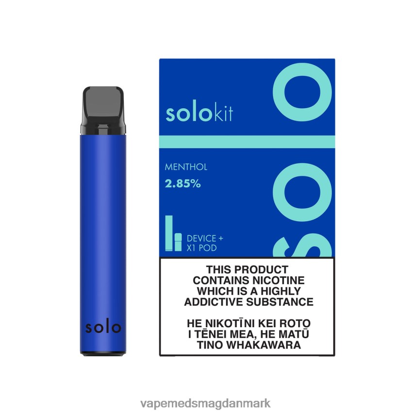 Vape Uden Nikotin - Solo pod kit menthol 0066F047
