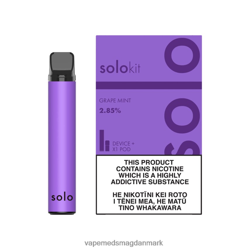 Vape Væske - Solo pod kit druemynte 0066F045