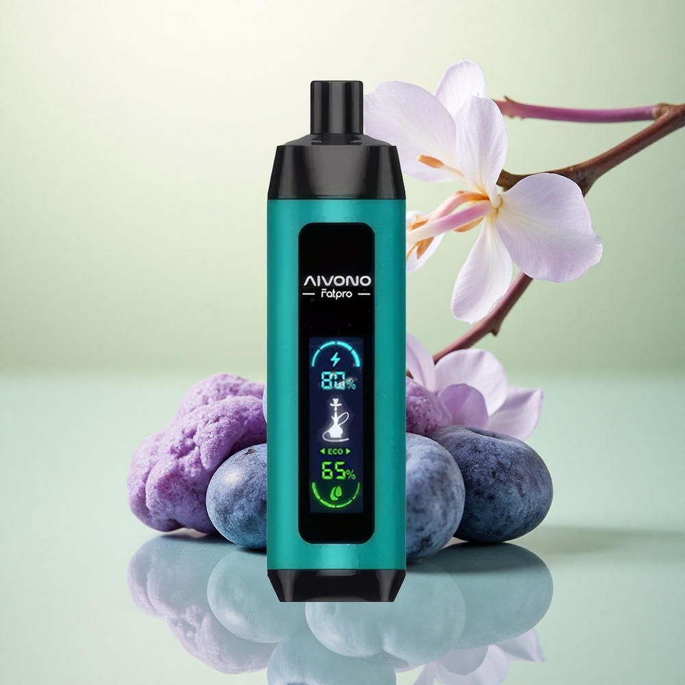 Aivono Aim Fatpro 22000 Blåbær Pistol 600mAh 0% Nicotin