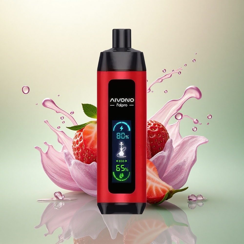 Aivono Aim Fatpro 22000 Jordbær Punch med 5% nikotin og 600mAh