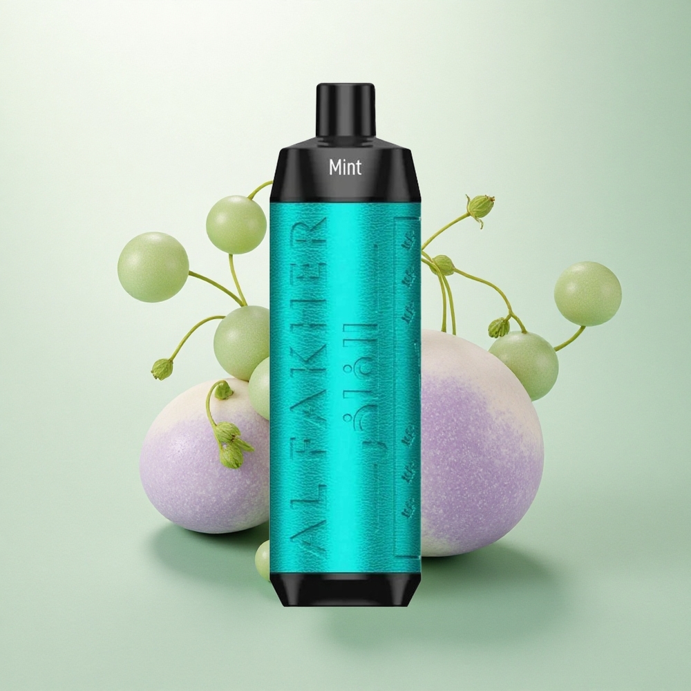 Al Fakher Crown Bar 8000 Crystal Mynte 18ml E-væske 5mg Nikotin 600mAh