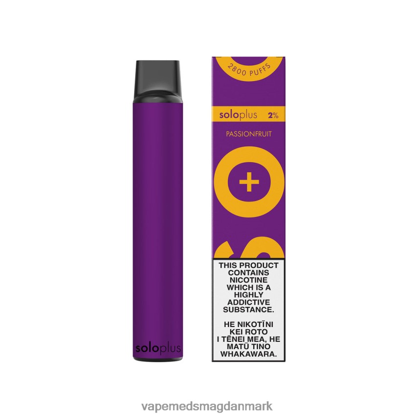 Disposable Vape Danmark - Solo Plus engangs vape passionsfrugt 0066F029