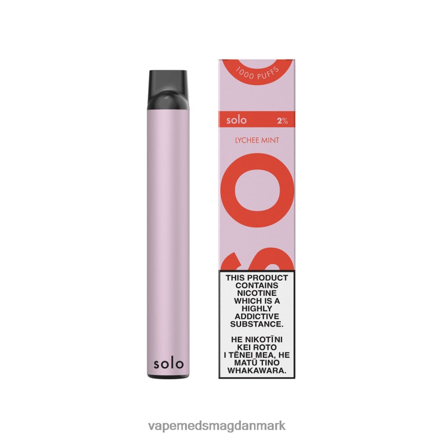 Disposable Vape Danmark - Solo engangs vape litchi mynte 0066F09