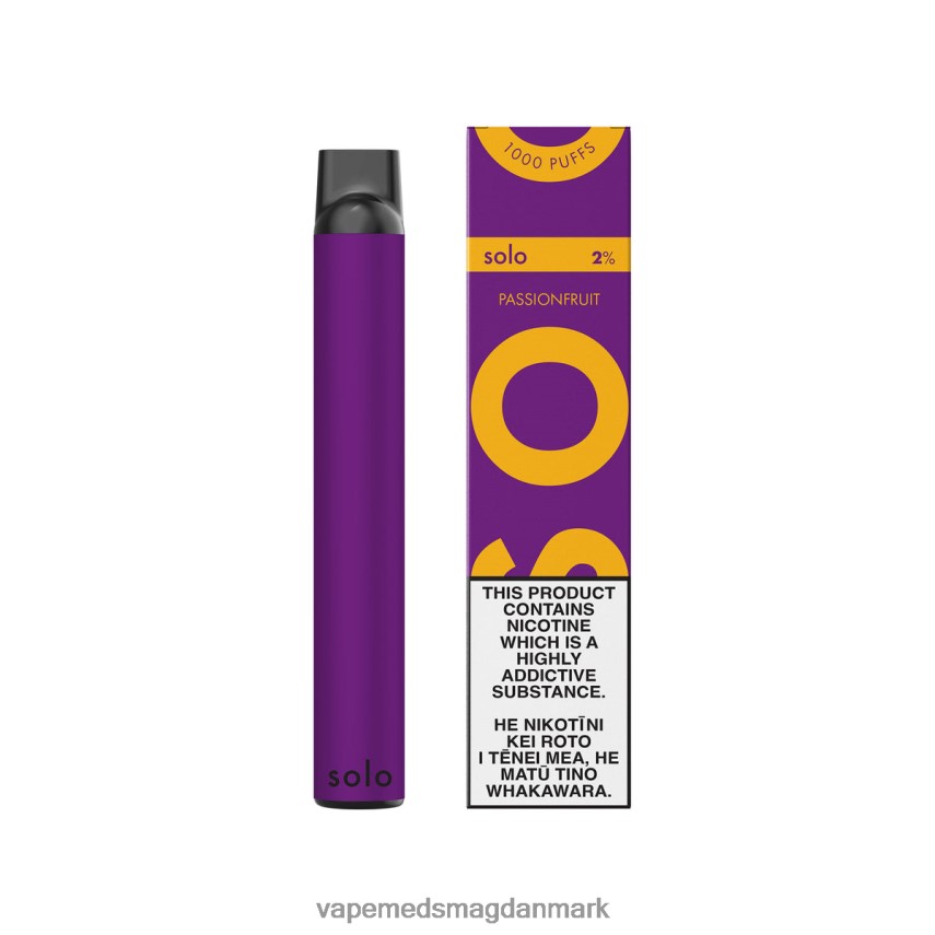 Disposable Vape Danmark - Solo engangs vape passionsfrugt 0066F014