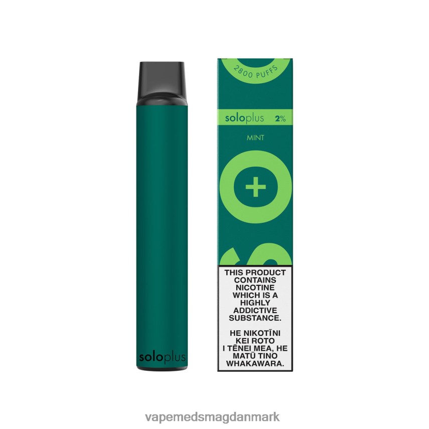 Vape Juice - Solo Plus engangs vape mynte 0066F033