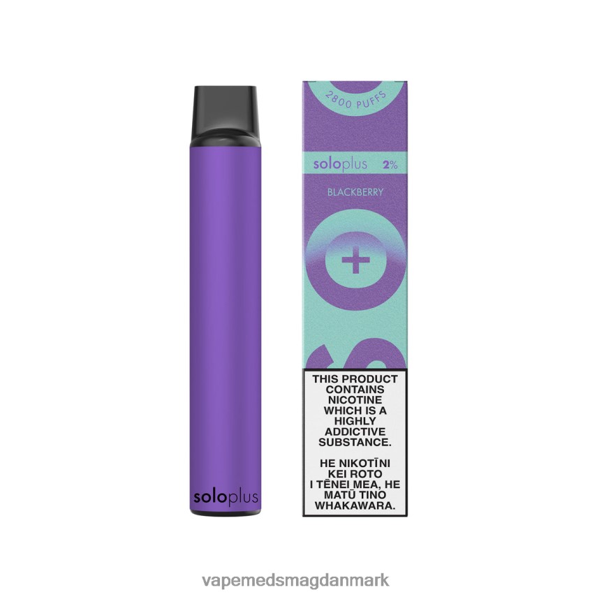 Vape Juice - Solo Plus engangs vape paradis samling brombær 0066F038