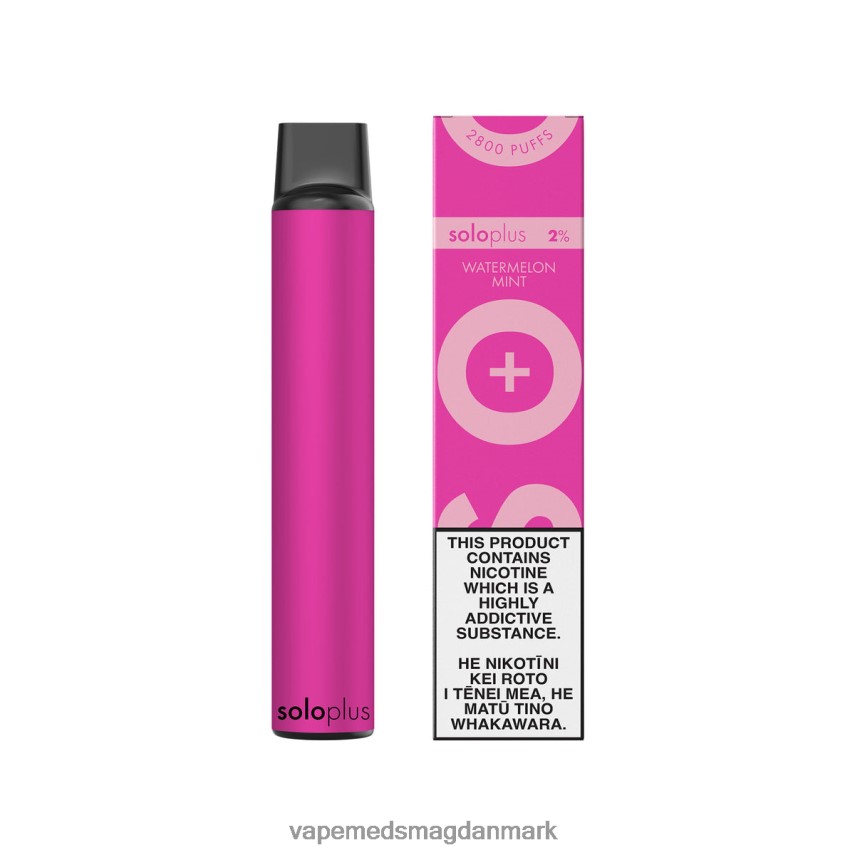 Vape Juice - Solo Plus engangs vape vandmelon mynte 0066F028