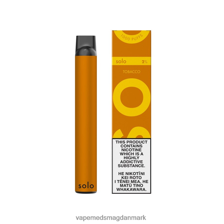 Vape Uden Nikotin - Solo engangs vape tobak 0066F017