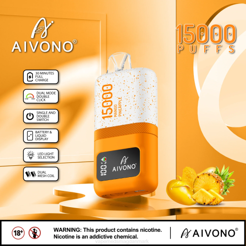 Disposable Vape Danmark - Aivono AIM magic 15.000 2H4L69 mango ananas