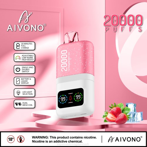 Disposable Vape Danmark - Aivono AIM magic 20.000 2H4L74 jordbæris