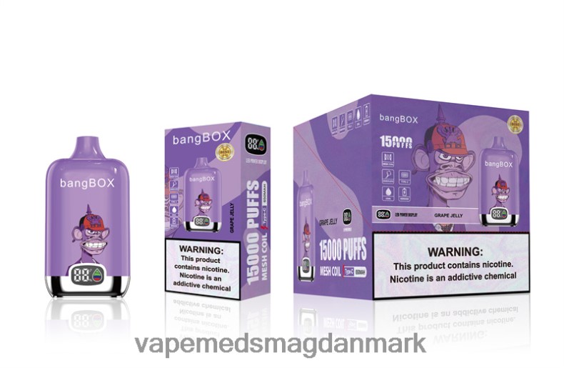 Disposable Vape Danmark - Bang Box 15000 pust drue gelé Z82JX49