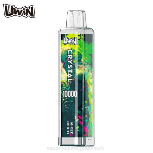 Disposable Vape Danmark - UWIN CRYSTAL 10000 engangs vape 2H4L379 blandet bær