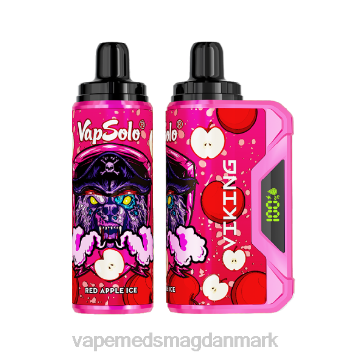 Disposable Vape Danmark - Vapsolo VIKING engangs vape rød æbleis 46TD154