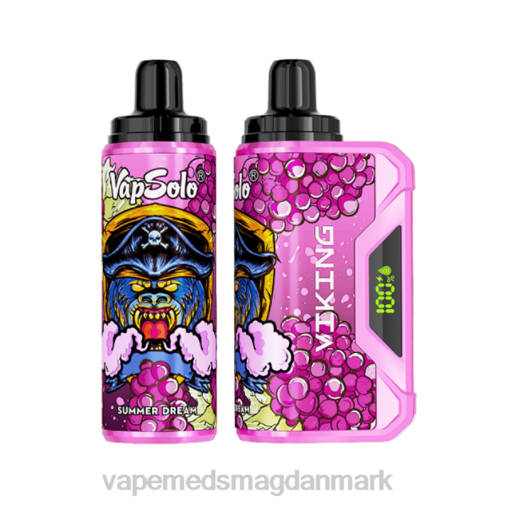 Disposable Vape Danmark - Vapsolo VIKING engangs vape sommer drøm 46TD159