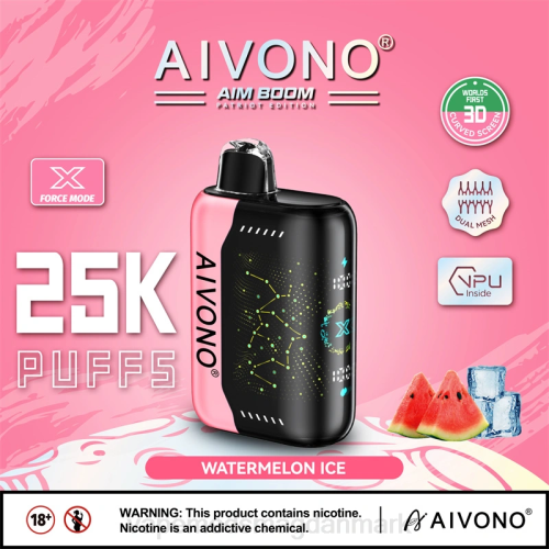 Vape Juice - Aivono AIM BOOM 25.000 2H4L353 vandmelon is