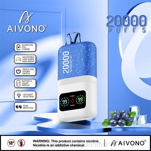 Vape Juice - Aivono AIM magic 20.000 2H4L73 blåbæris