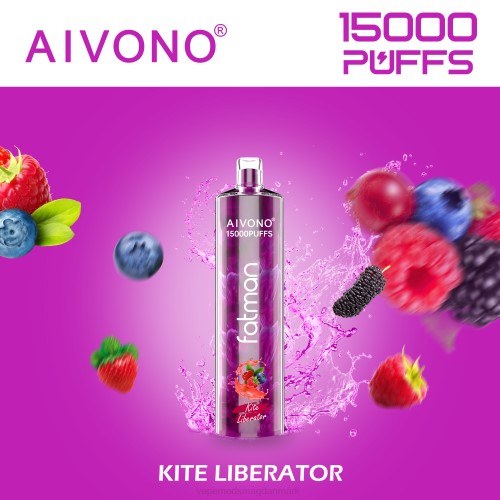 Vape Juice - Aivono FATMAN 15.000 2H4L13 dragebefrier