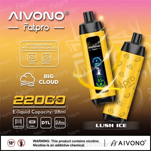 Vape Juice - Aivono Fatpro 22000 2H4L3 frodig is