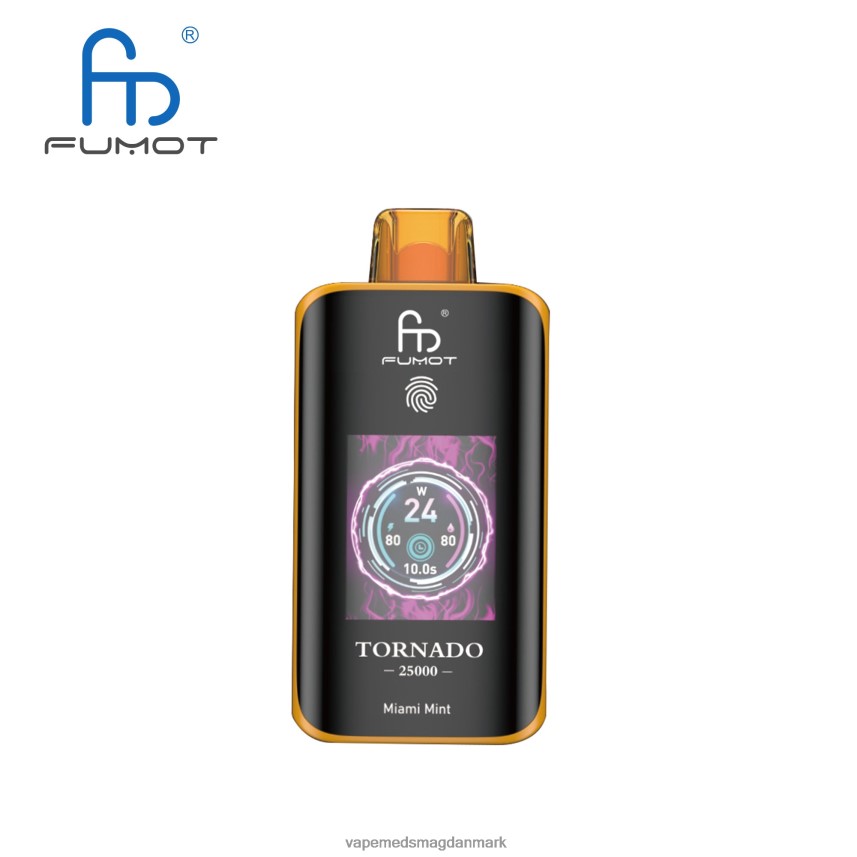 Vape Juice - Fumot Tornado 25000 engangs vape miami mynte J60R2V8