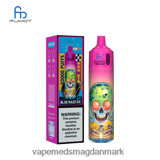 Vape Juice - Fumot Tornado 30k musik blå razz is 82FVF23