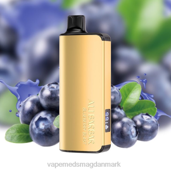 Vape Med Smag - Alibarbar Ingot 20000 engangs vape blåbærsprængning 46TD31