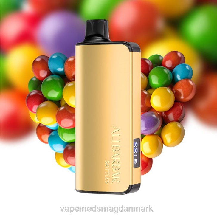 Vape Med Smag - Alibarbar Ingot 20000 engangs vape regnbue slik 46TD41