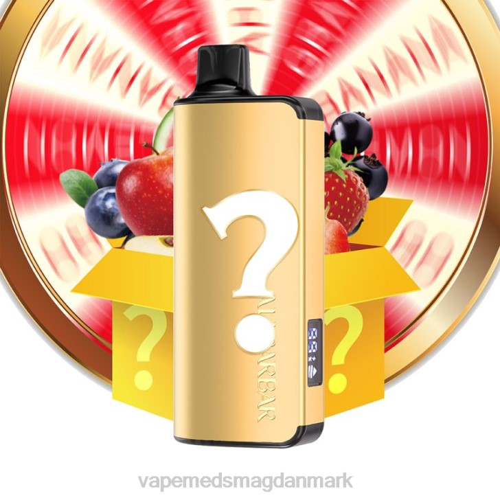 Vape Med Smag - Alibarbar Ingot 20000 engangs vape smagsroulette 46TD36