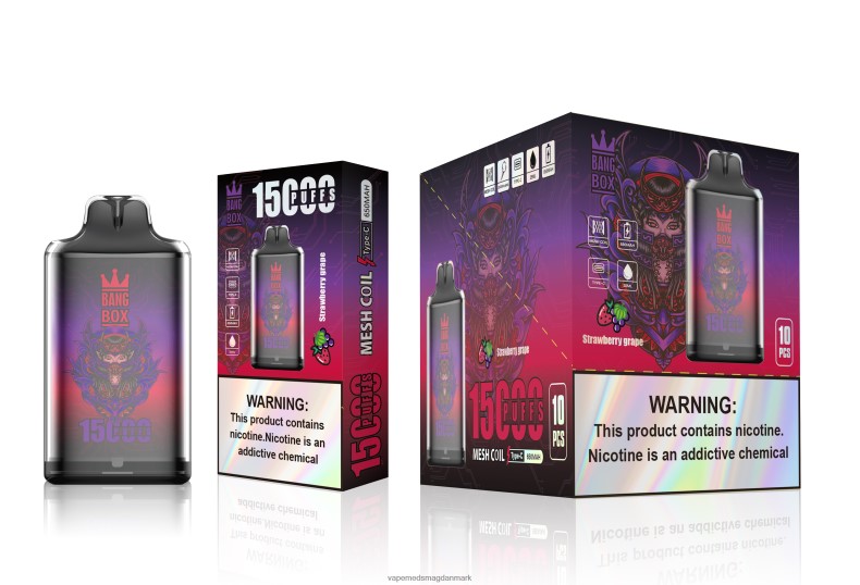 Vape Med Smag - Bang Box s1-15000 pust jordbærdrue Z82JX111
