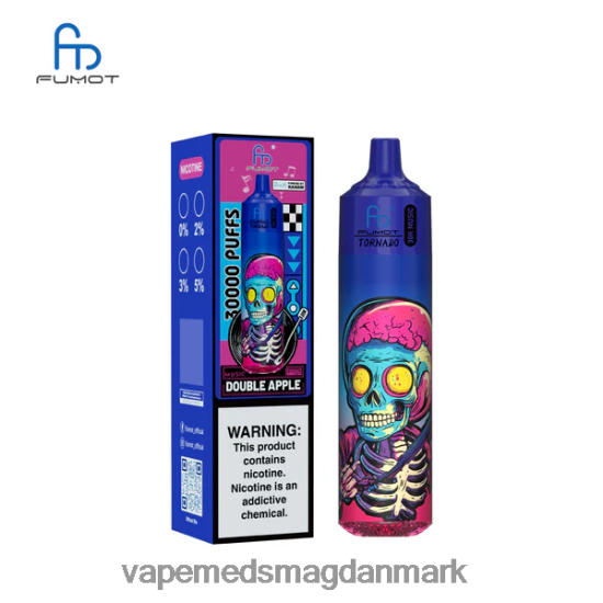 Vape Med Smag - Fumot Tornado 30k musik dobbelt æble 82FVF211