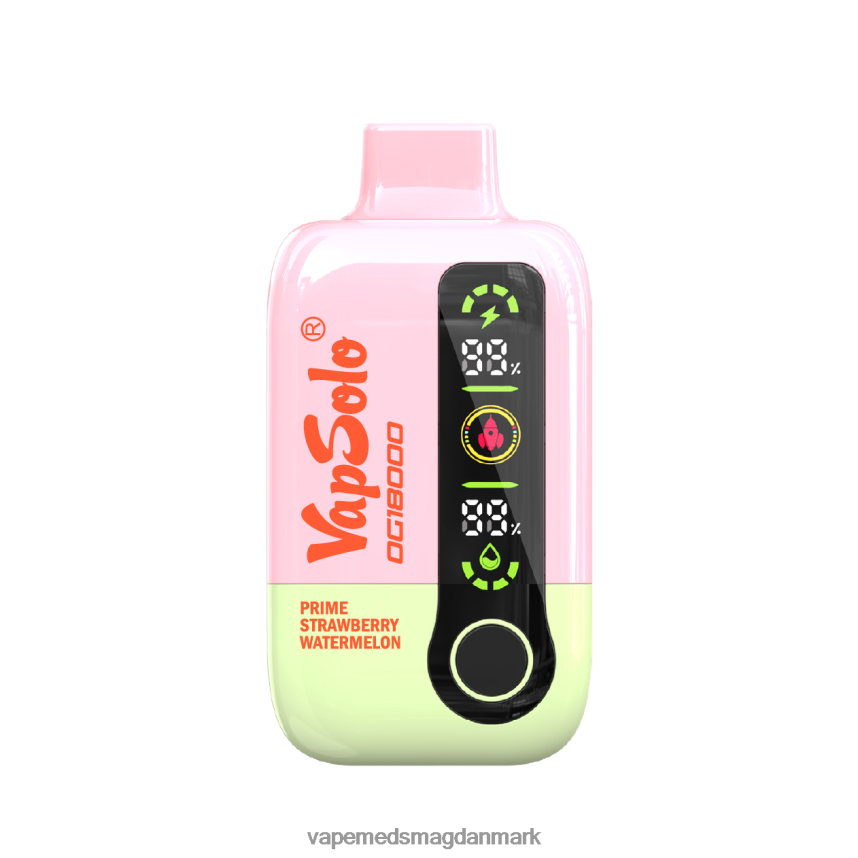 Vape Med Smag - VapSolo dg18000 prime jordbær vandmelon 88NJB66