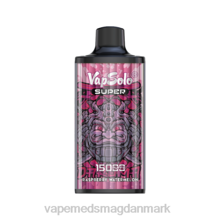 Vape Med Smag - Vapsolo SUPER engangs vape hindbær vandmelon 46TD131