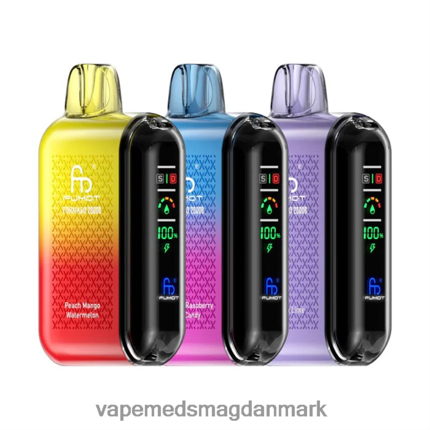 Vape Uden Nikotin - Fumot Tornado 20000 engangs vape eksklusiv J60R2V17