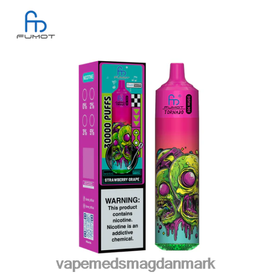 Vape Uden Nikotin - Fumot Tornado 30k musik jordbærdrue 82FVF227