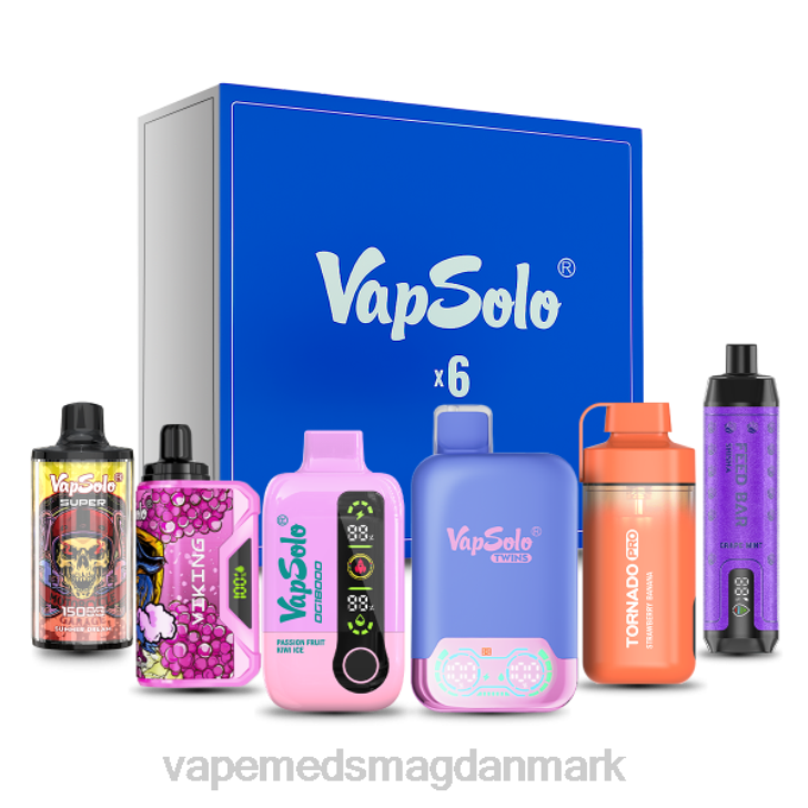 Vape Uden Nikotin - Vapsolo overraskelsesboks sæt tilfældige smagsvarianter 46TD137