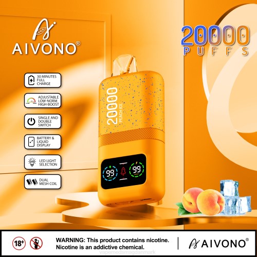 Vape Væske - Aivono AIM magic 20.000 2H4L85 fersken is