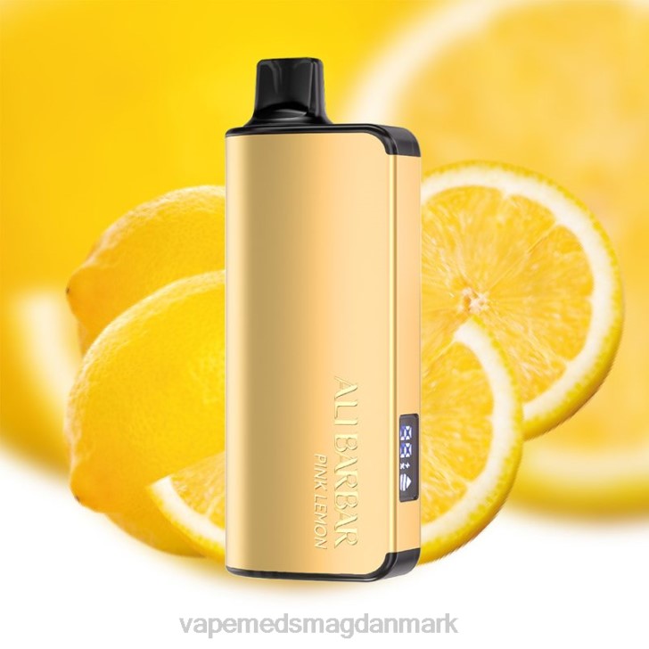 Vape Væske - Alibarbar Ingot 20000 engangs vape lyserød citron 46TD40