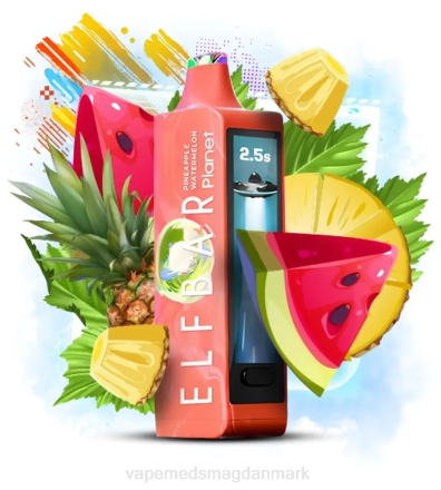 Vape Væske - Elf Bar Planet 25.000 ananas vandmelon B4PH25