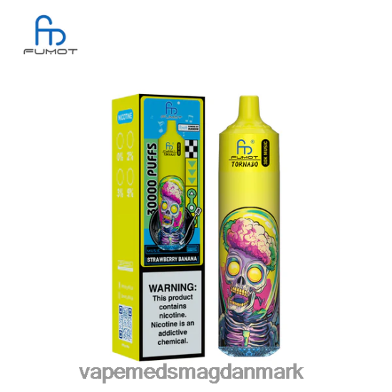 Vape Væske - Fumot Tornado 30k musik jordbær banan 82FVF225
