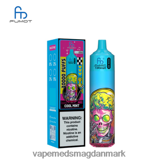 Vape Væske - Fumot Tornado 30k musik kølig mynte 82FVF210
