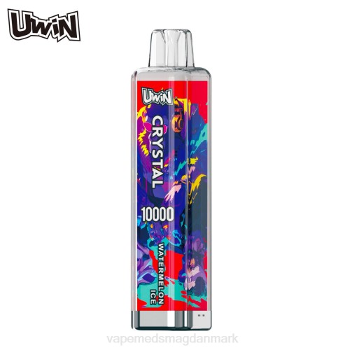 Vape Væske - UWIN CRYSTAL 10000 engangs vape 2H4L370 vandmelon is