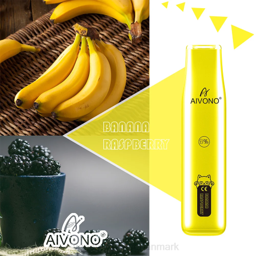 Disposable Vape Danmark - Aivono AIM CAT 400 2H4L334 banan hindbær