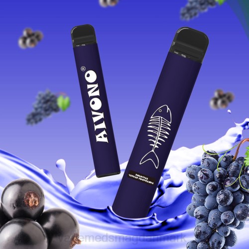 Disposable Vape Danmark - Aivono AIM FISHBONE 600 2H4L284 drue solbær